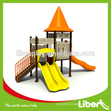 New Design Outdoor Play Houses avec diapositives pour enfants LE.CB.012